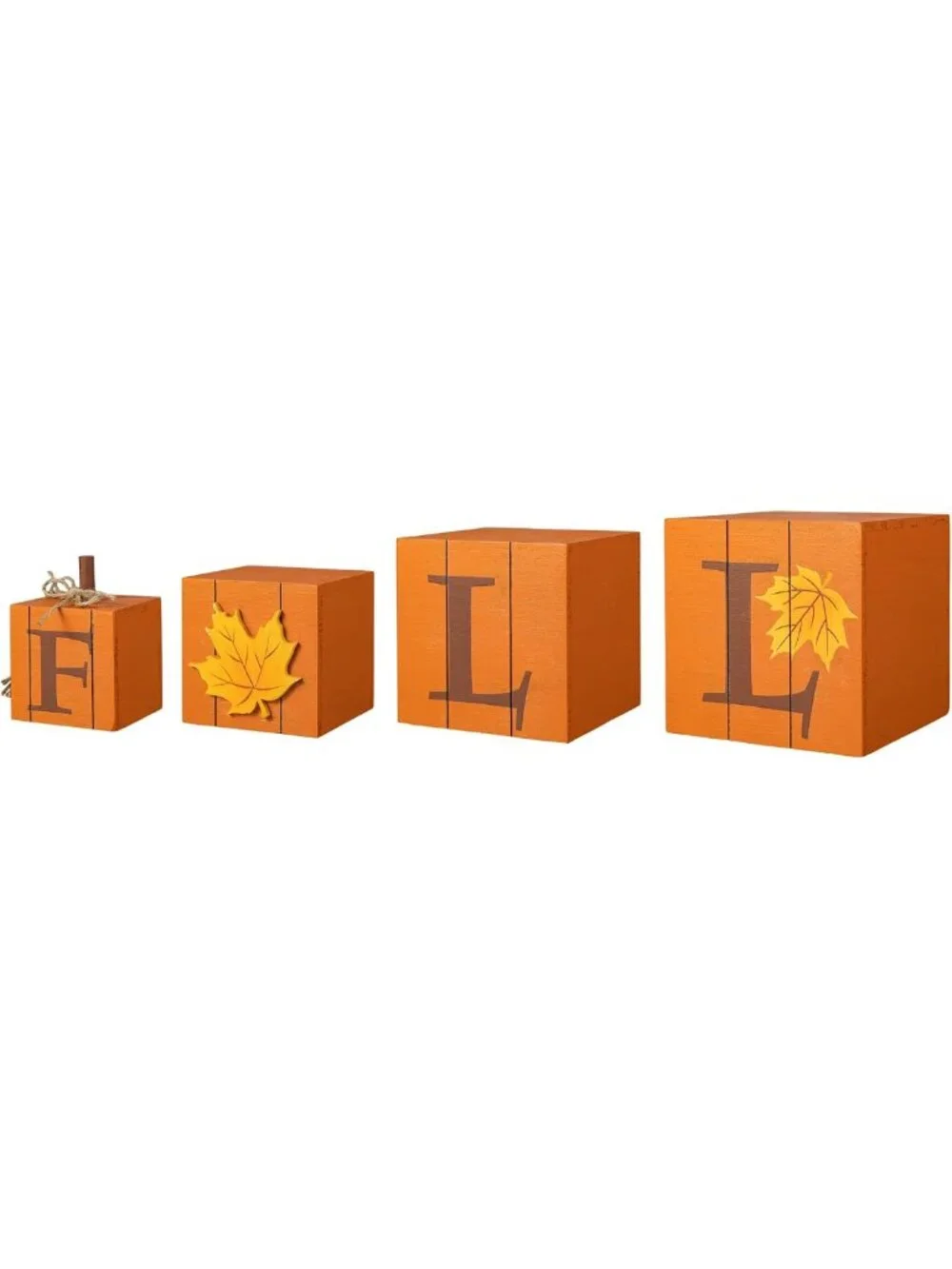 Reversible Fall & Halloween Pumpkin Stacked Boxes - 25.5 Inch Farmhouse Decor